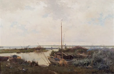 Rivierlandschap, 1882