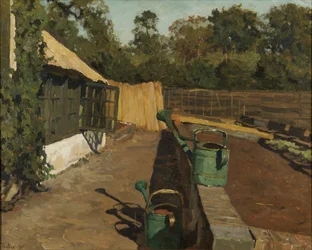 Moestuin bij Ewijkshoeve, 1895