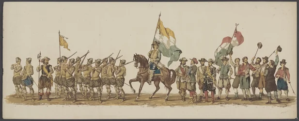Delftse optocht van 1862, eerste en tweede groep