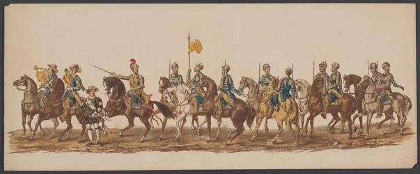 Delftse optocht van 1862, eerste groep