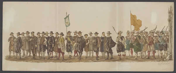 Delftse optocht van 1862, zevende en achtste groep