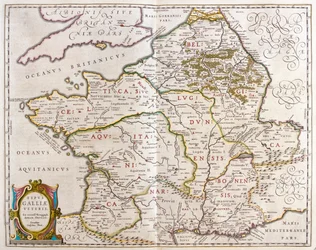 Landen van het oude Frankrijk, in 