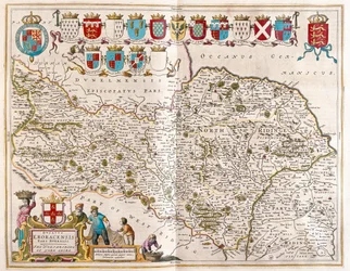 Noordelijk deel van Yorkshire, in 