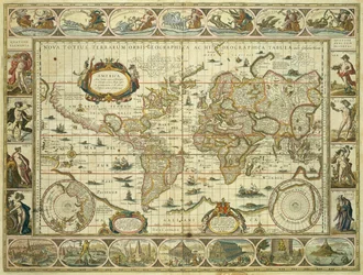 Nova Orbis Geographica ac Totius Terrarum Hydrographica