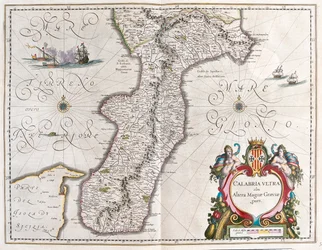 Ten zuiden van Calabrië, Italië, in 