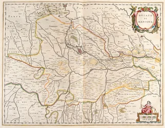 stad Mantua, Italië in 