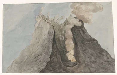 Binnenzijde van krater Etna