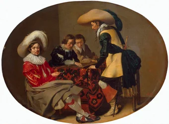 Tric-Trac spelers, ca. 1630