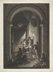 Allegorie op de vrijmetselarij, ca. 1810-1840