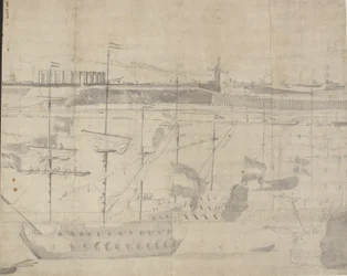 De Nederlandse vloot bij de rede van Kopenhagen 1658