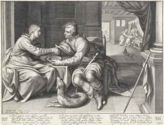 Esau verkoopt zijn eerstgeboorterecht aan Jakob