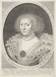 Portret van Amalia van Solms