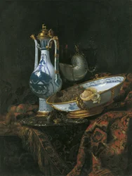 Stilleven met Nautilusbeker
