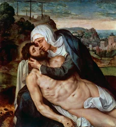 Rouw om dode Christus