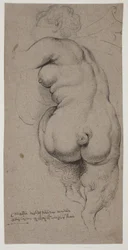 Vrouwelijke Faun, van Achteren Gezien
