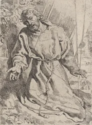 Sint Franciscus ontvangt de stigmata, ca. 1613-14