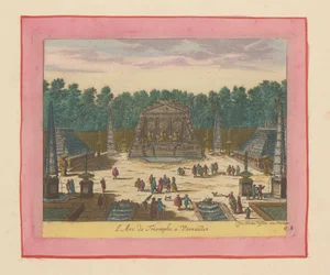 Triomfboog in de tuinen van Versailles