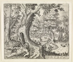 Hagar en Ismaël in de woestijn