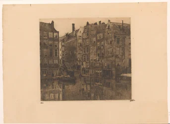 Oudezijds Voorburgwal en de Oudezijds Kolk in Amsterdam