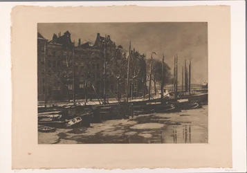 Binnenkant, Amsterdam, met sneeuw