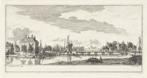 Gezicht op het dorp Uithoorn