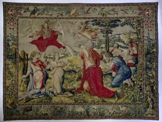 God zegent de familie van Noach