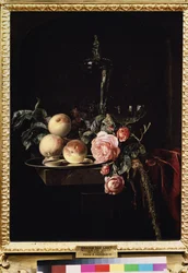 Rozen en perziken