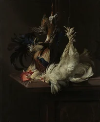 Stilleven met gevogelte