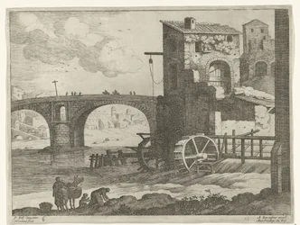 Brug en watermolen