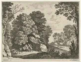 Cephalus en Procris Italiaanse landschappen (serie)