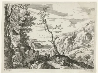Landschap met Juda en Tamar