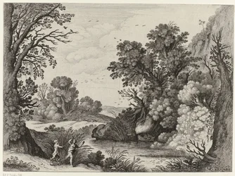 Landschap met Pan en Syrinx