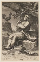Sint Petrus, uit Zondaars van het Oude en Nieuwe Testament