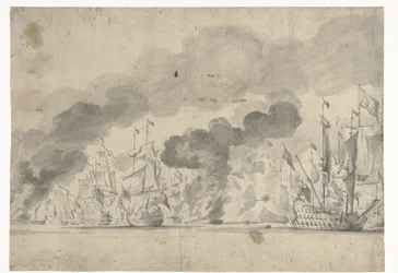 Zeeslag bij Lowestoft op 13 juni 1665