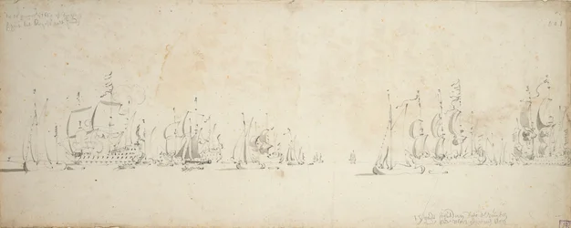 De Ruyter voegt zich bij Tromps vloot in de Noordzee, 8-18 augustus 1665