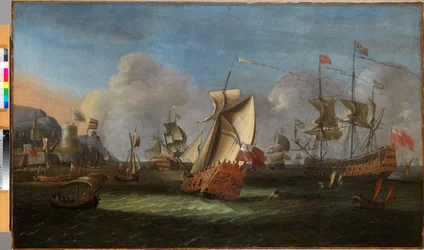 Koning Willem III voor de kust van Ierland, juni 1690