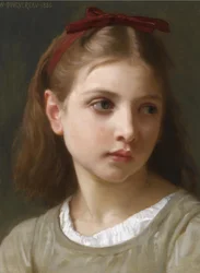Portret van een klein meisje
