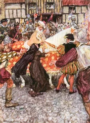 "Oh! Mijn kind, mijn lieveling" (kleurenlitho)