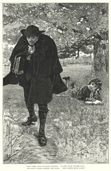 De droom van Eugene Aram (gravure)