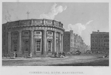 Commerciële Kamer, Manchester (gravure)