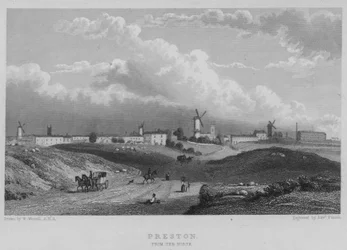 Preston, vanaf het Noorden