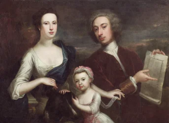 Portret van Richard Boyle en Dorothy Savile