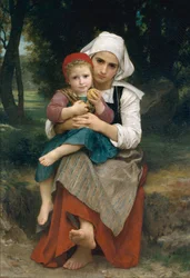 Bretonse broer en zus, 1871