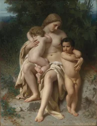 De eerste ruzie tussen Kaïn en Abel, 1861
