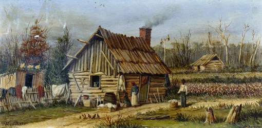 Boerderij van Zwarte mensen in het Amerikaanse Zuiden