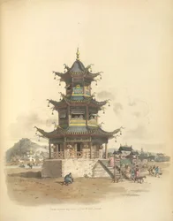 Een pagode of tempel