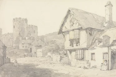 Conway, Noord-Wales: Het kasteel en het oude collegehuis
