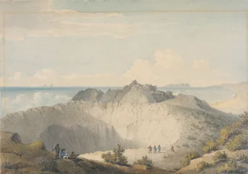 Krater van de top van Mount Worroray, Owhyhee