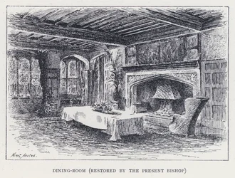 Eetkamer, gerestaureerd door de Huidige Bisschop