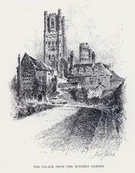 Het Paleis vanuit de Keukentuin